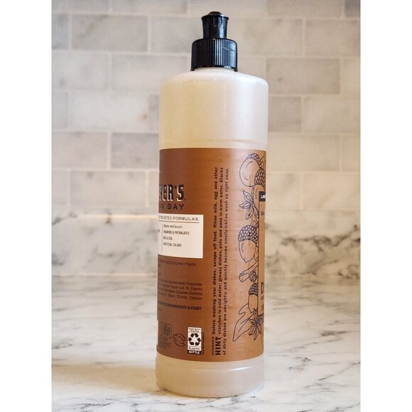 Mrs. Meyers Clean Day Dish Soap Acorn Spice Scent 16 Fl Oz Biodegradable Formula - Picture 3 of 3